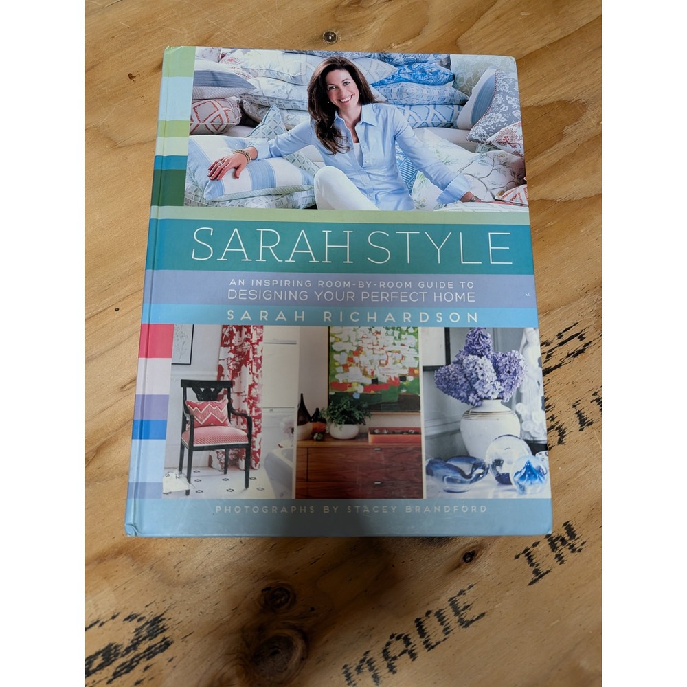 Sarah Richardson Sarah Style Book Unisex OS Blue Good HGTV Interior Design Guide